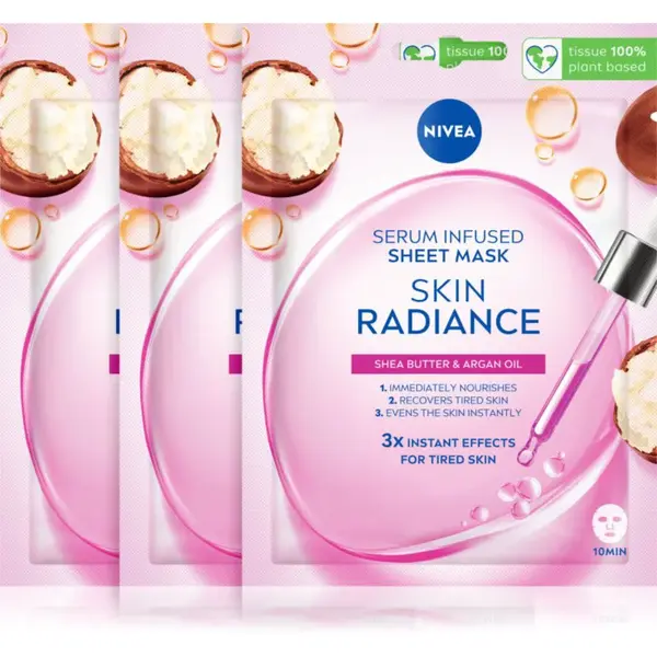 NIVEA Sheet Mask sada plátenných masiek