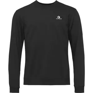 Converse STANDARD FIT  STAR CHEV EMB CREW Unisex mikina, černá, velikost