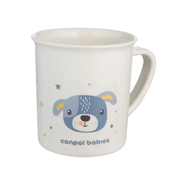 CANPOL BABIES Plastový hrníček CUTE ANIMALS - pejsek 170 ml