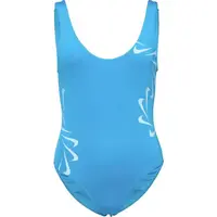 Nike MULTI LOGO Dámské jednodílné plavky, modrá, velikost