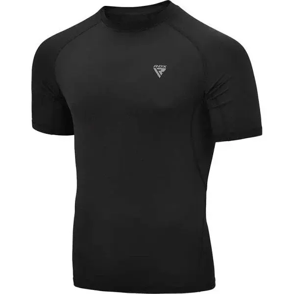 RDX T15 RASH GUARD Pánske športové tričko, čierna, veľkosť