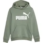 Puma ESSENTIALS BIG LOGO HOODIE Chlapčenská mikina, khaki, veľkosť