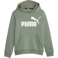 Puma ESSENTIALS BIG LOGO HOODIE Chlapčenská mikina, khaki, veľkosť