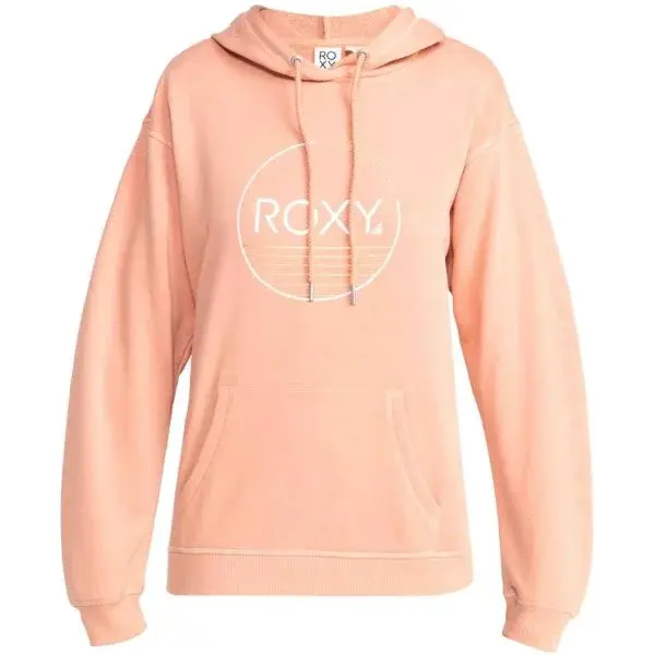 Roxy SURF STOKED HOODIE TERRY Dámska mikina, lososová, veľkosť