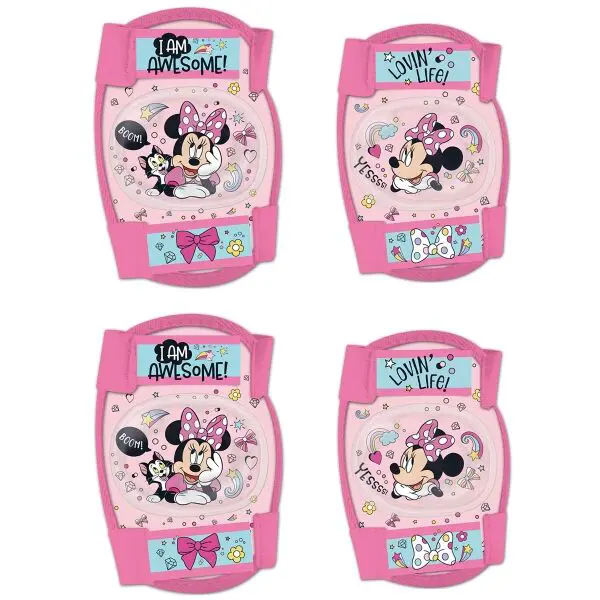 Disney PROTECTORS MINNIE Chrániče lakťov a kolien, ružová, veľkosť