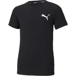 Puma ACTIVE SMALL LOGO TEE Chlapčenské športové tričko, čierna, veľkosť