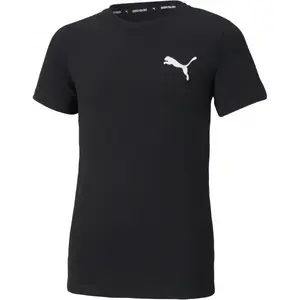 Puma ACTIVE SMALL LOGO TEE Chlapčenské športové tričko, čierna, veľkosť