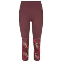 KILPI SOLAS Dámske 3/4  legíny, červená, veľkosť