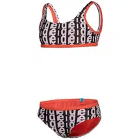Arena MONOGRAM Dievčenské bikiny, lososová, veľkosť 8-9Y