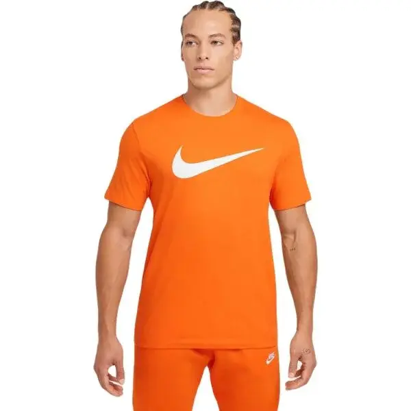 Nike NSW TEE ICON SWOOSH Pánske tričko, oranžová, veľkosť
