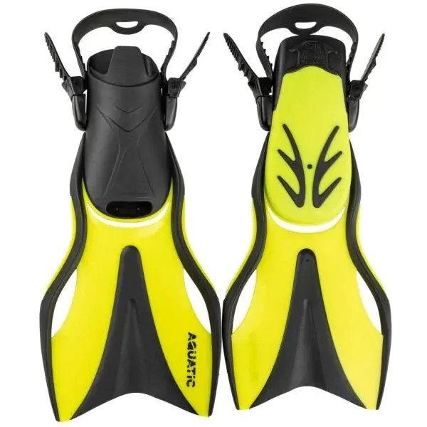 AQUATIC DOLPHIN K Detské plutvy, žltá, veľkosť