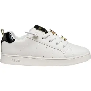 Geox J ECLYPER A Dievčenská vychádzková obuv, biela, veľkosť