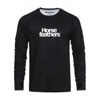 Horsefeathers RILEY TOP Dámske termo tričko, čierna, veľkosť