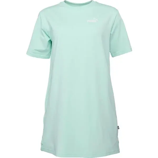 Puma ESS SMALL LOGO TEE DRESS TR Dámske šaty, svetlo zelená, veľkosť