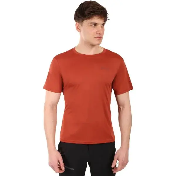 KILPI GROOVY Pánske funkčné tričko, hnedá, veľkosť XXXL