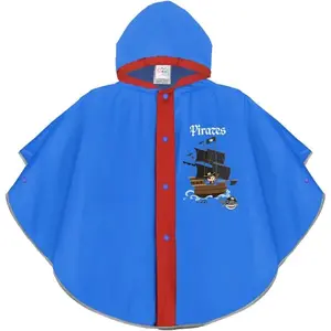 PERLETTI RAINCOAT Detský pršiplášť, modrá, veľkosť