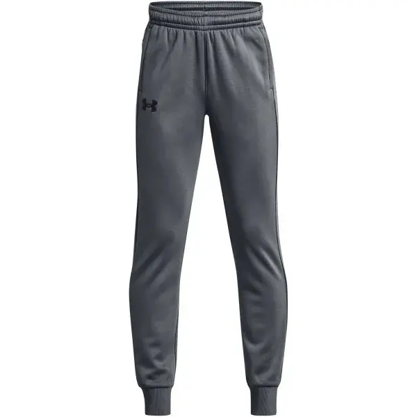 Under Armour ARMOUR FLEECE Chlapčenské tepláky, sivá, veľkosť M