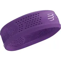 Compressport THIN HEADBAND ON/OFF Športová funkčná čelenka, fialová, veľkosť