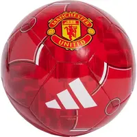 adidas MANCHESTER UNITED FC CLUB HOME Futbalová lopta, červená, veľkosť