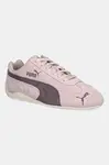 Semišové tenisky Puma Speedcat OG růžová barva, 398846