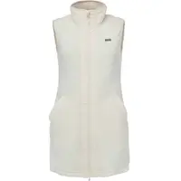 Willard DAJADA Dlhá dámska flísová vesta, biela, veľkosť XXL