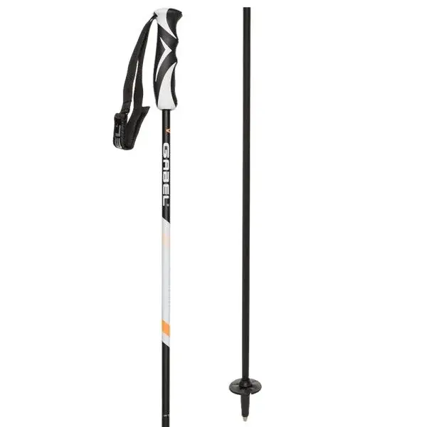 Gabel CARBON CROSS Zjazdové palice, čierna, veľkosť