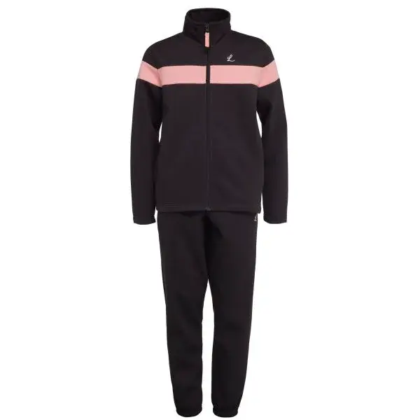 Lewro ALZON Dievčenská tepláková súprava, čierna, veľkosť 152-158