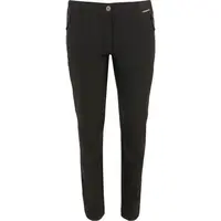 ALPINE PRO HEWA Dámske softshellové nohavice, čierna, veľkosť