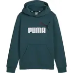 Puma ESS + 2 COL BIG LOGO HOODIE FL B Chlapčenská mikina, zelená, veľkosť