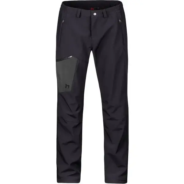 Hannah BREDLY Pánske softshellové nohavice s membránou, čierna, veľkosť