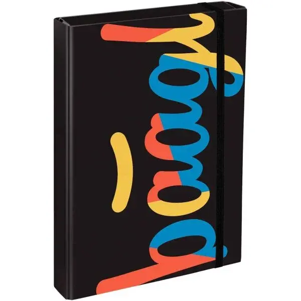 BAAGL JUMBO INDIGO Obal na školské zošity A4, čierna, veľkosť