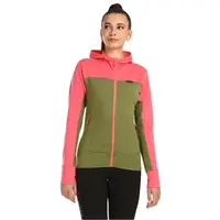 KILPI WOLIE Dámsky vlnený sveter s kapucňou, khaki, veľkosť