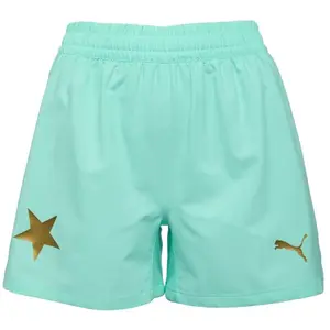 Puma SKS PROMO Dámske futbalové šortky, svetlo zelená, veľkosť