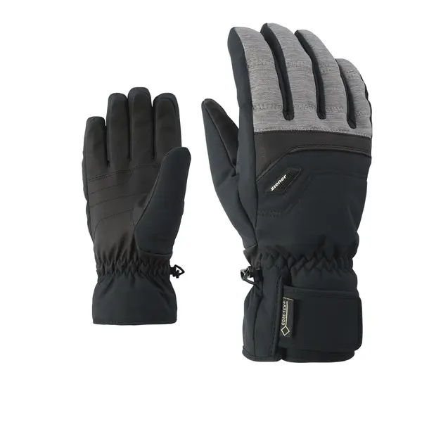 Ziener GLYN GTX + GORE PLUS WARM 8,5, dark melange Pánské rukavice