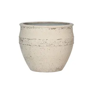 Athena, křídově bílá, více velkostí - Pottery Pots Rozměry: L: ⌀ 53,5 x 45 cm