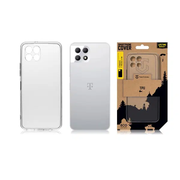 Zadní kryt Tactical TPU pro T-Mobile T Phone 2 5G, transparentní
