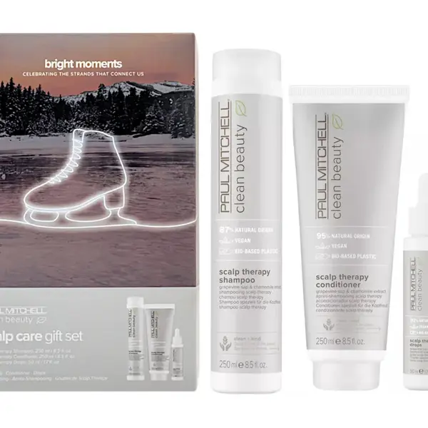 Dárková sada pro citlivou vlasovou pokožku Paul Mitchell Clean Beauty Scalp Therapy Bright Moments (703953) + dárek zdarma