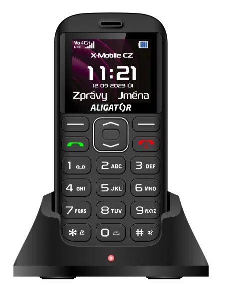 Aligator A720 4G Senior červená/černá