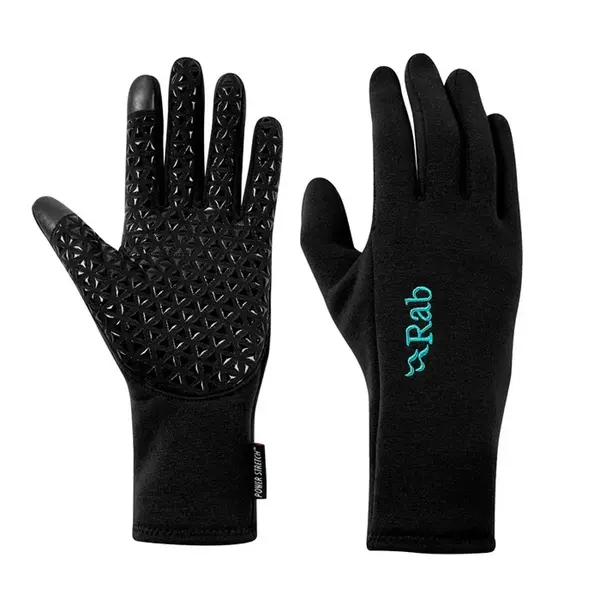 Rab Power Stretch Contact Grip M, black Dámské rukavice