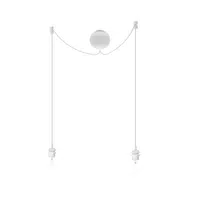 Závěs pro stínidla Cannonball white cluster 2 Ø 12cm L 2,5 m - UMAGE