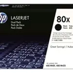 HP 80X CF280XD dvojbalení černý (black) originální toner