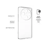 Zadní TPU gelové pouzdro FIXED pro Vivo X100 Pro 5G, transparentní