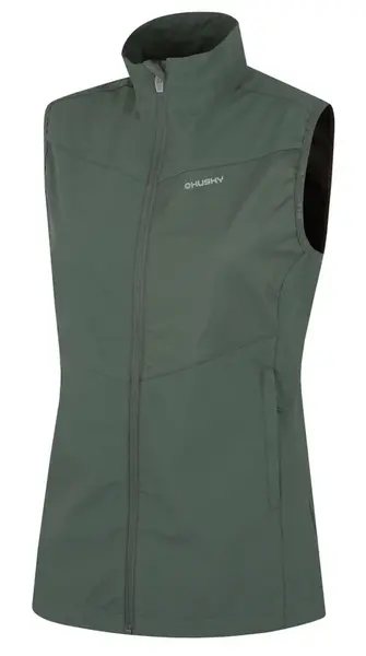 Husky Salien L M, faded green Dámská softshell vesta