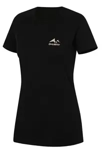 Husky Mersa L S, black Merino termoprádlo triko