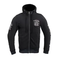 Pánská mikina W-TEC Black Heart Kustom Kulture Hoodie s aramidem černá XXL