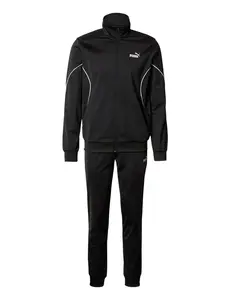 PUMA Tréningový komplet 'Poly Piping'  čierna / biela