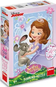 Puzzle Sofie a králíček 200 dílků diamond (poškozená)
