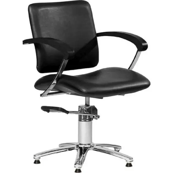 Kadeřnické křeslo Hairway AUGUSTA - černé područky (56113-21-13) + dárek zdarma