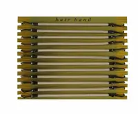 Gumička do vlasů s háčkem Duko 8013 - blond, 12 ks + dárek zdarma