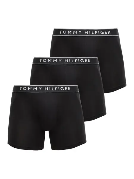 TOMMY HILFIGER Boxerky 'Essential'  čierna / biela